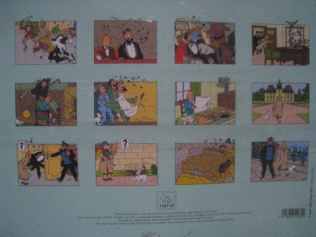 calendrier neuf herge grand format tintin, Divers, Calendriers, Envoi, Calendrier mensuel, Neuf