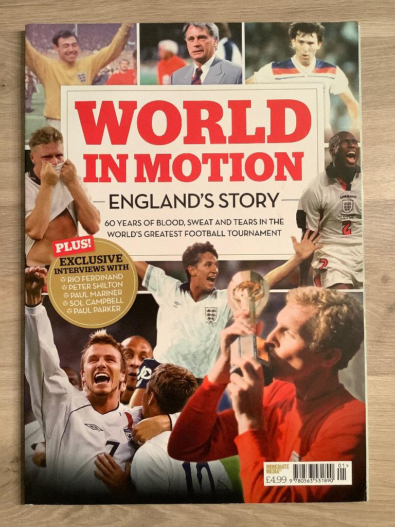 Engelstalig magazine ‘ World in Motion England’ Story ‘, Verzamelen, Ophalen of Verzenden, Zo goed als nieuw, Boek of Tijdschrift
