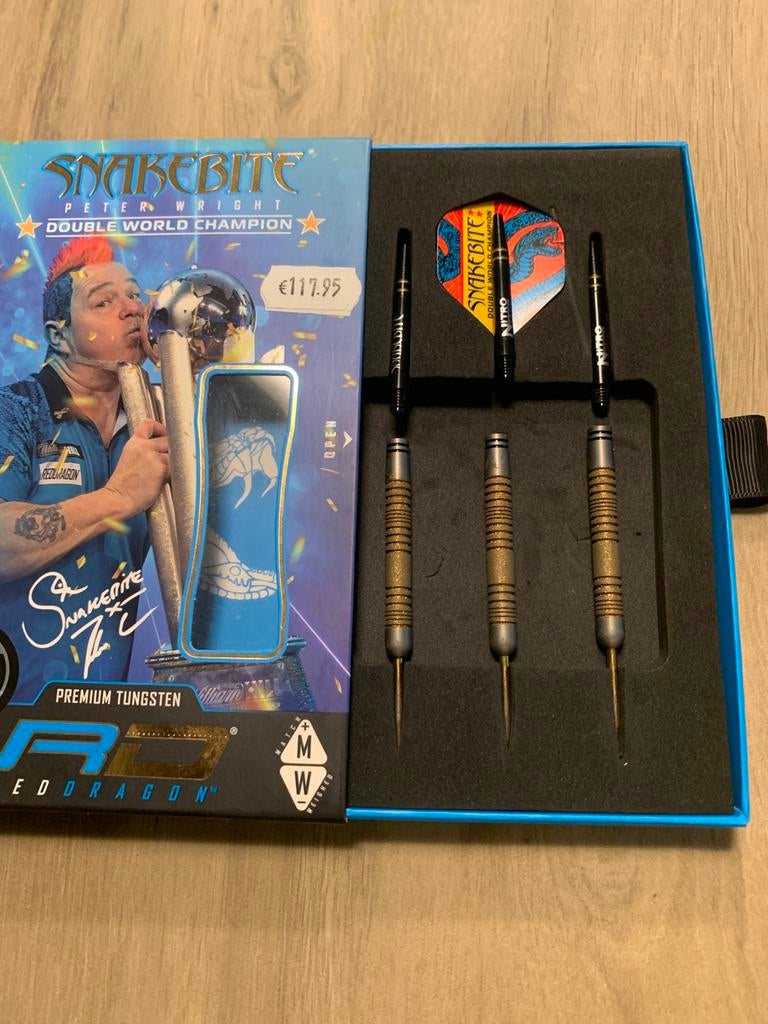 Dartspijlen peter wright 24g, Ophalen of Verzenden, Zo goed als nieuw, Flights