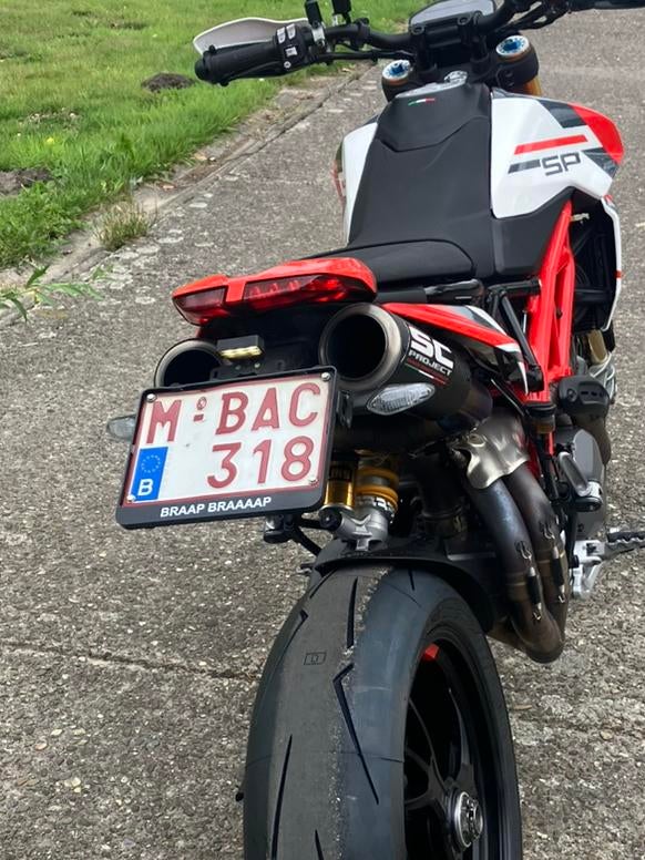 SC Project CRT-2 ducati hypermotard 950 RVE/SP einddempers, Enlèvement, Utilisé