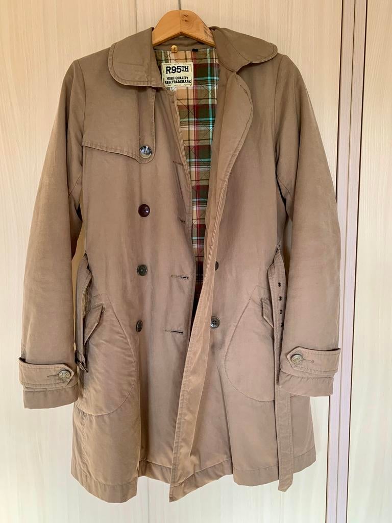 Trench-coat doublé, R59th, Enlèvement ou Envoi, Taille 36 (S), Brun