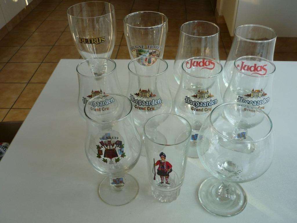 Verschillende bierglazen, Verzamelen, Ophalen of Verzenden, Zo goed als nieuw, Bierglas
