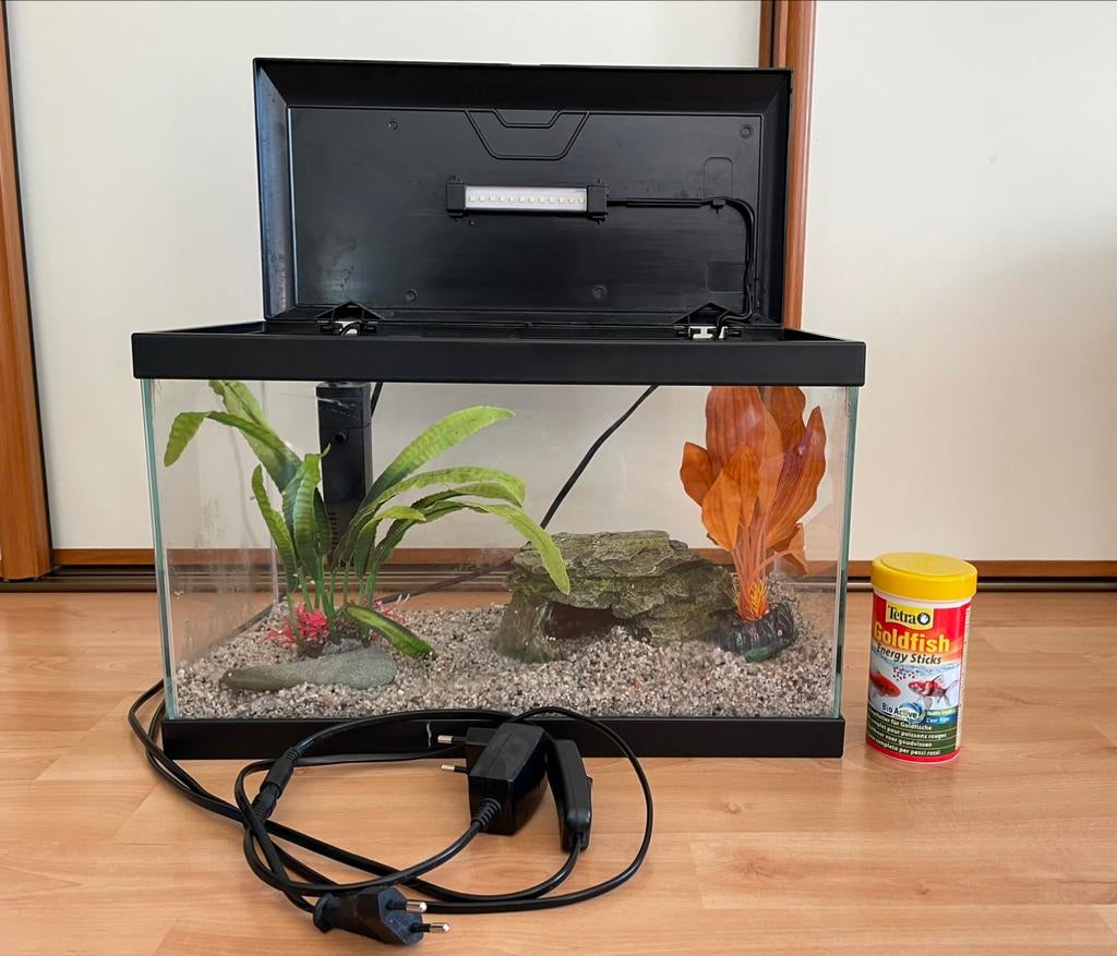 Aquarium 17L + accessoires, Animaux & Accessoires, Poissons | Aquariums & Accessoires, Enlèvement, Comme neuf, Aquarium vide