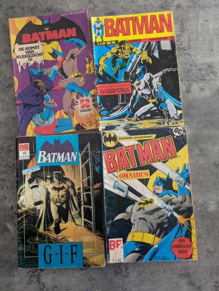 BATMAN 4X COMICS   SEVENTIES, Boeken, Verzenden