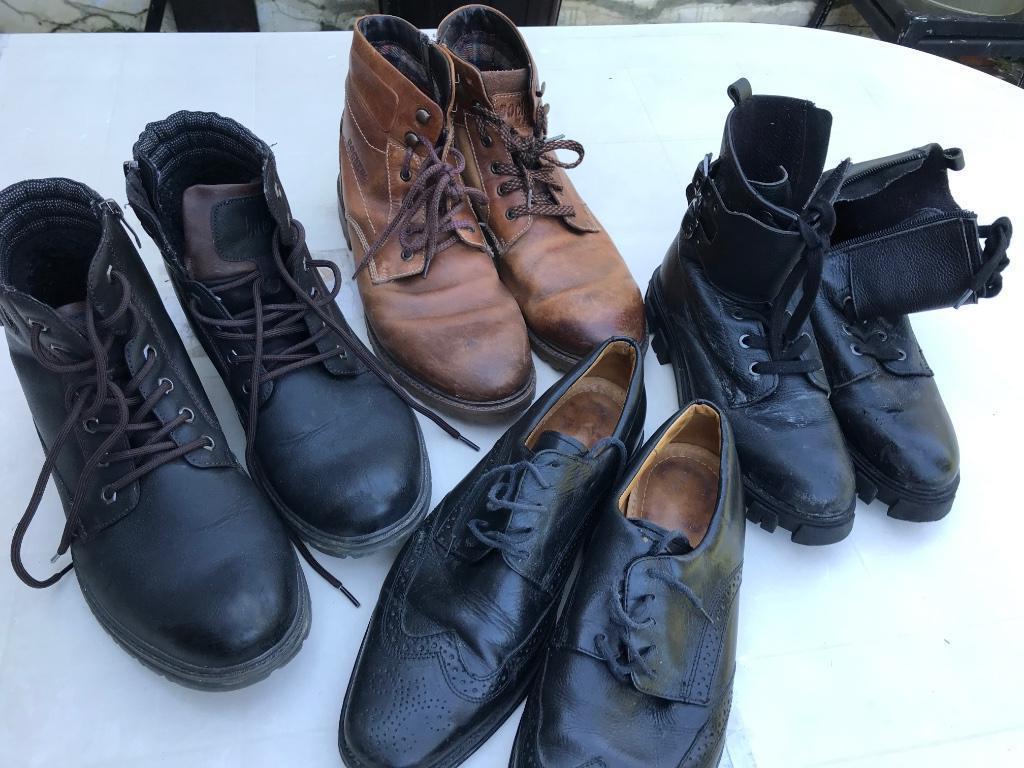 Lot de chaussure et bottillon (4 paires)., Enlèvement ou Envoi, Porté, Noir, Autres types