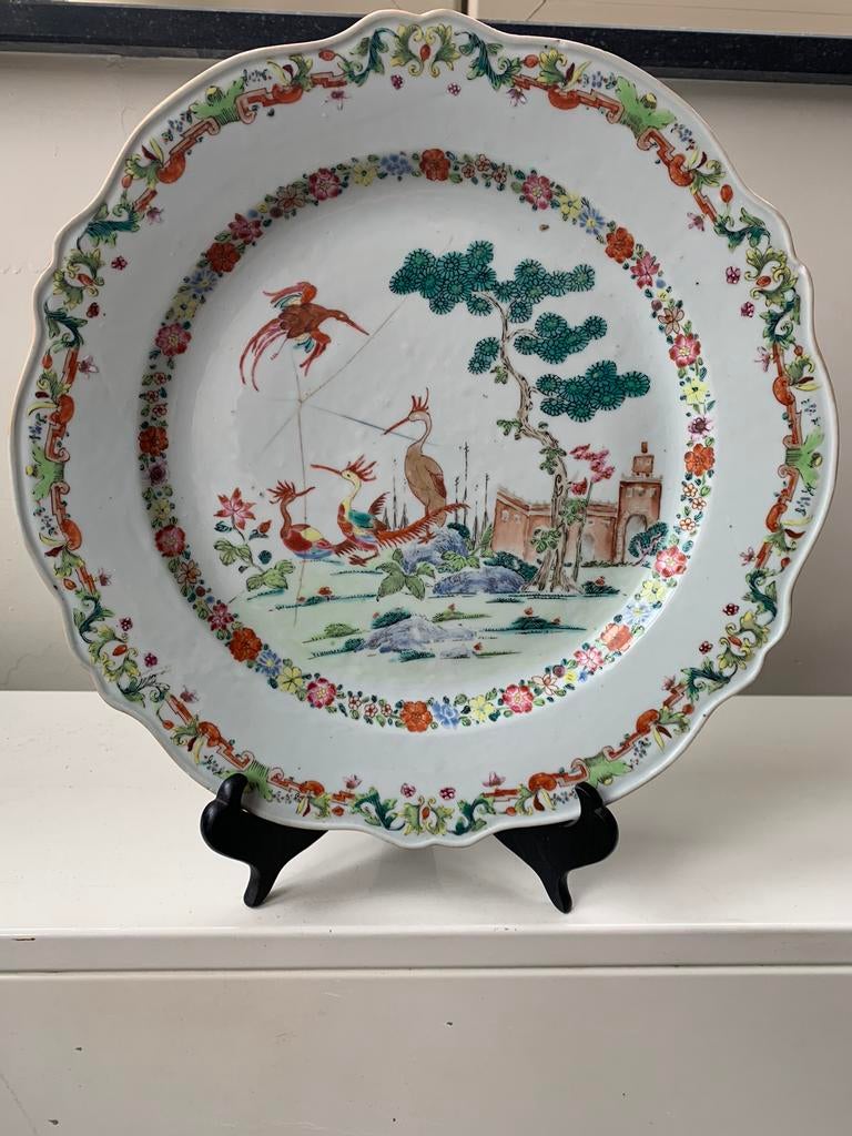 Antiek Chinees bord, Ophalen