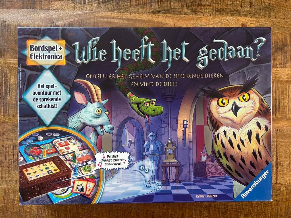 Gezelschapsspel Wie heeft het gedaan?, Ophalen of Verzenden, Zo goed als nieuw