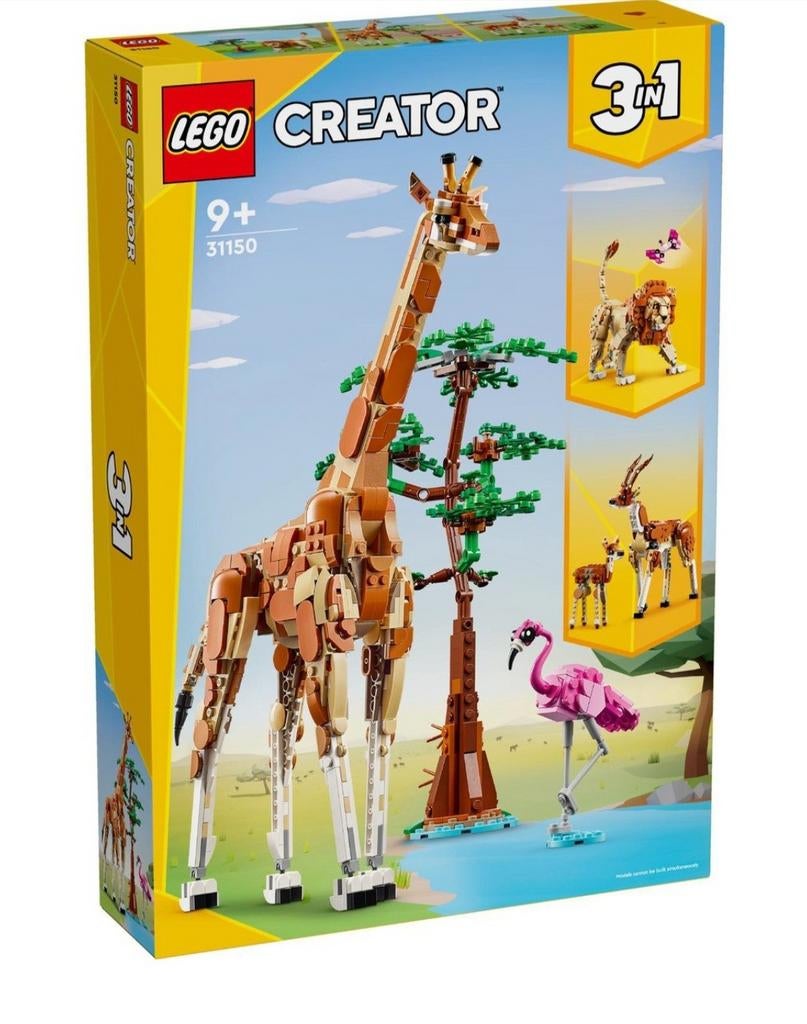 LEGO Creator 3en1 Safari Animals - 31150, Enlèvement ou Envoi, Neuf, Ensemble complet, Lego