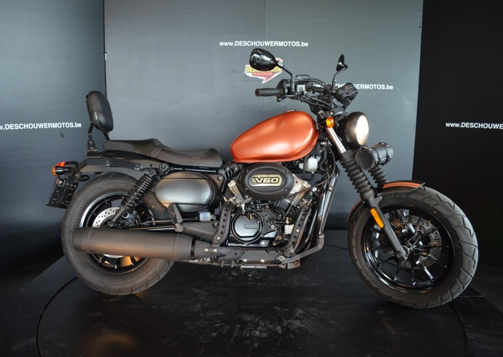 2022 Hyosung Bobber 125cc | A1 Rijbewijs | Tal van opties, Motoren, 2 cilinders, Chopper, Bedrijf, 125 cc