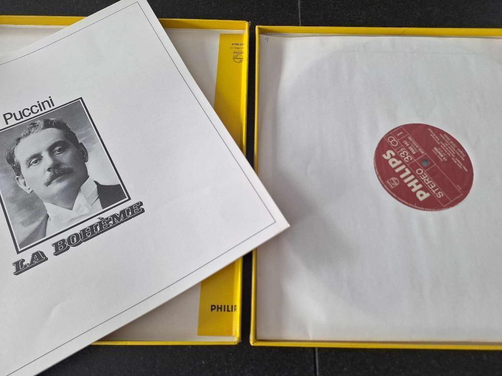 Puccini / Davis - La Bohème Box 2 x Lp's Vinyl, 12 pouces, Enlèvement ou Envoi, Utilisé, Romantique