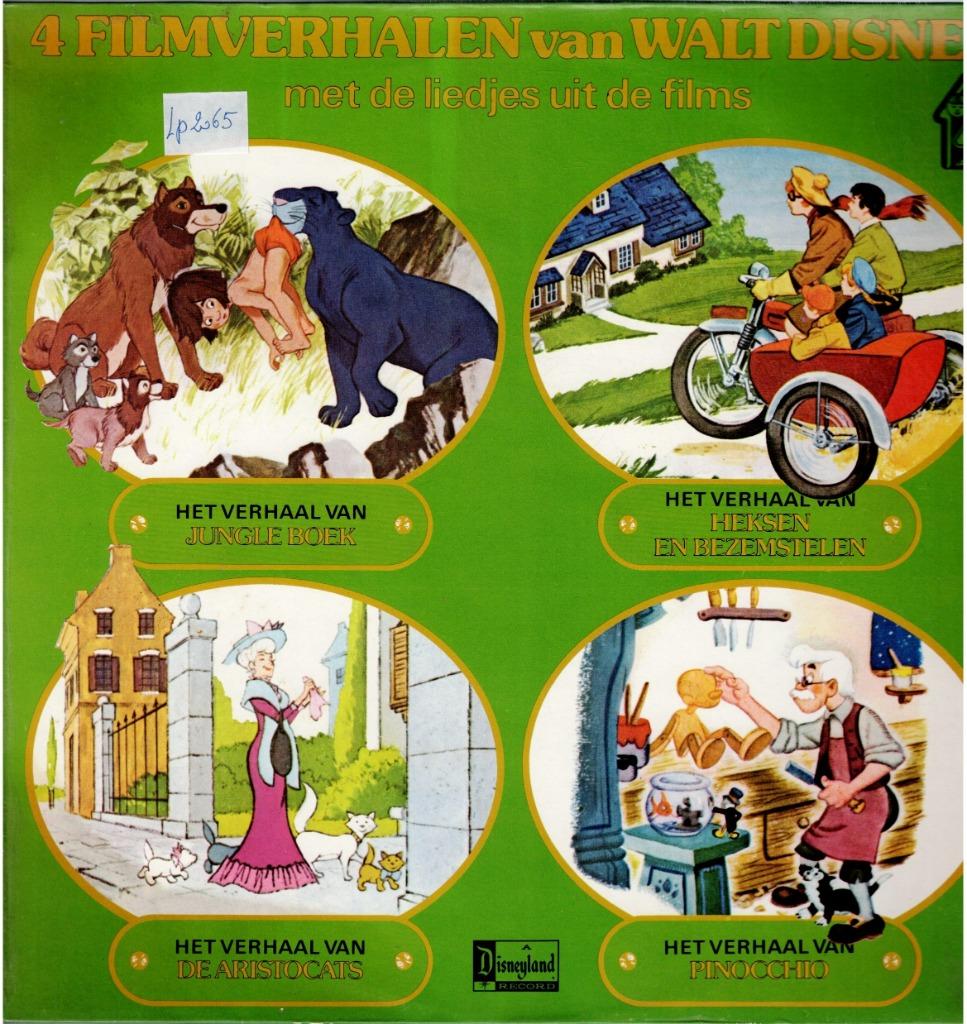 Vinyl, LP   /   4 Filmverhalen Van Walt Disney, Ophalen of Verzenden, Overige formaten