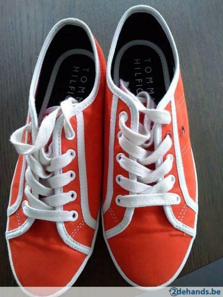 Oranje sneakers Tommy Hilfiger maat 37, Kleding | Dames, Schoenen, Nieuw, Oranje, Ophalen of Verzenden, Sneakers