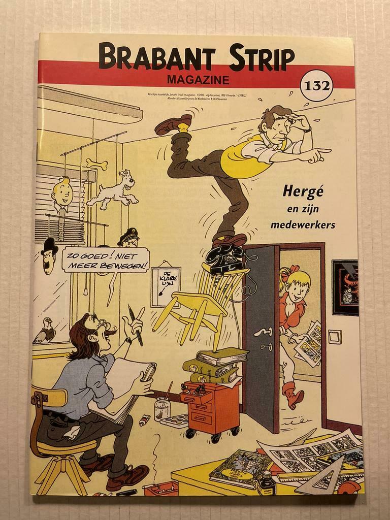 Brabant strip magazine 132 hergé kuifje en marc sleen, Ophalen of Verzenden