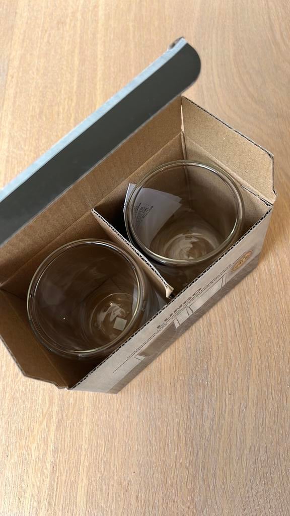2 verres à double paroi, Enlèvement, Neuf