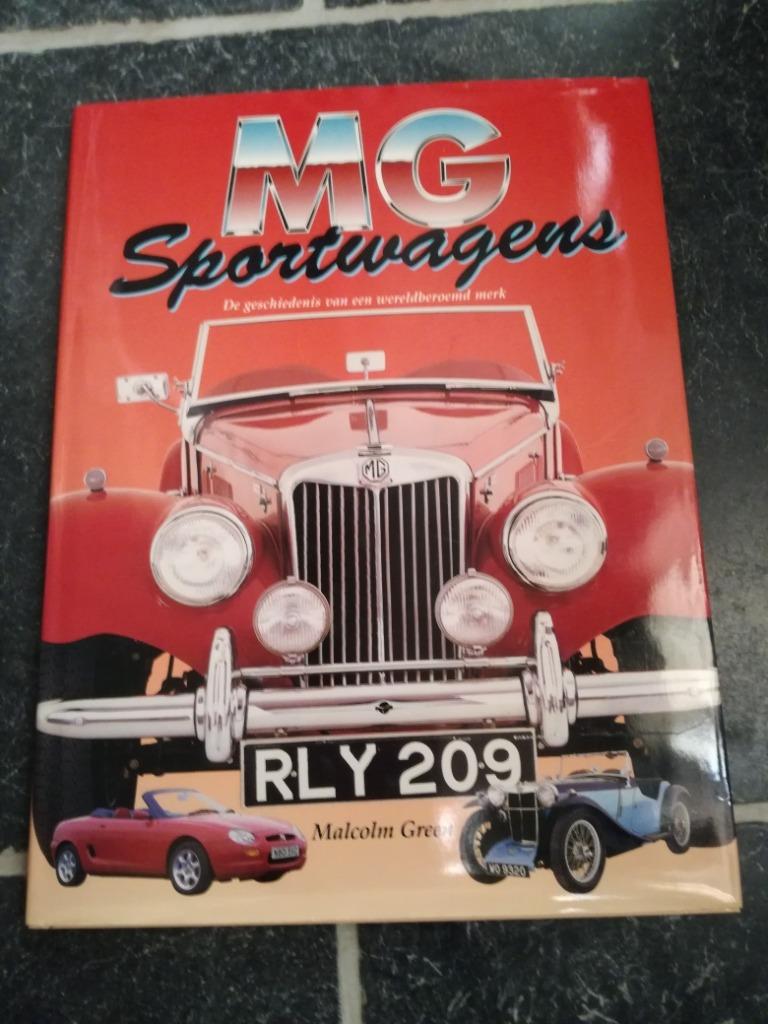 Boek; MG geschiedenis sportwagens, Ophalen of Verzenden, Zo goed als nieuw, Overige merken