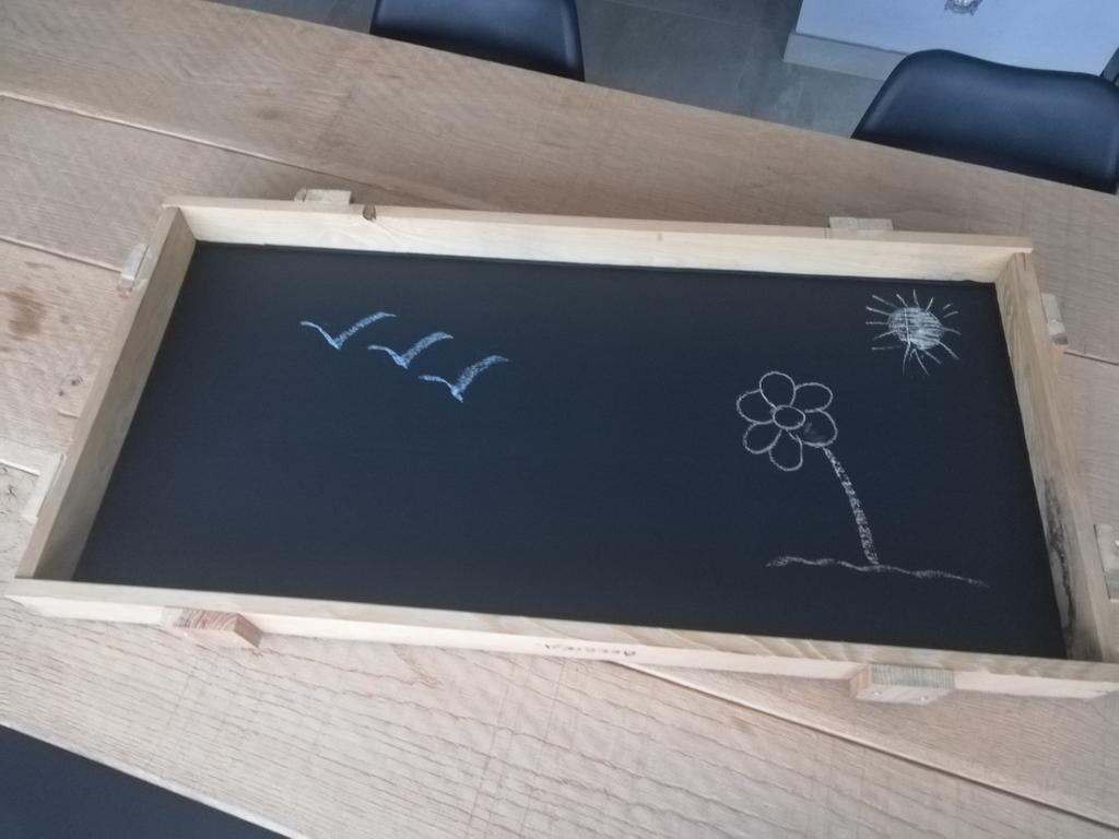 Krijtbord, Huis en Inrichting, Woonaccessoires | Memoborden, Ophalen of Verzenden, Zo goed als nieuw, Krijtbord