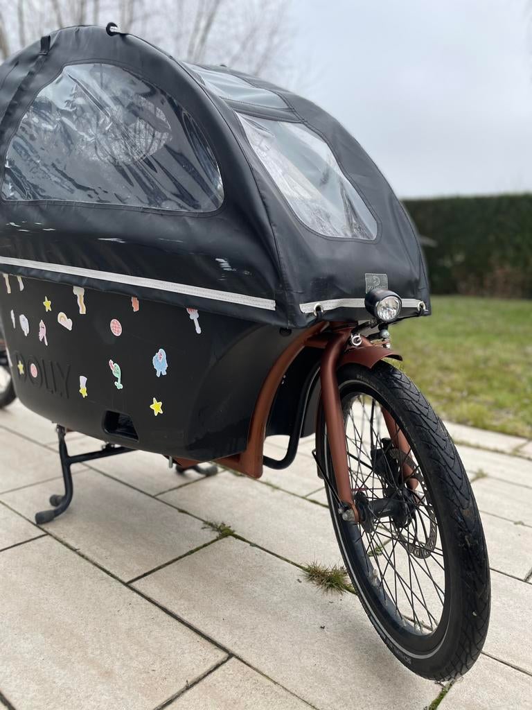 Bakfiets dolly, Fietsen en Brommers, Gebruikt, 3 kinderen, Huif, Ophalen