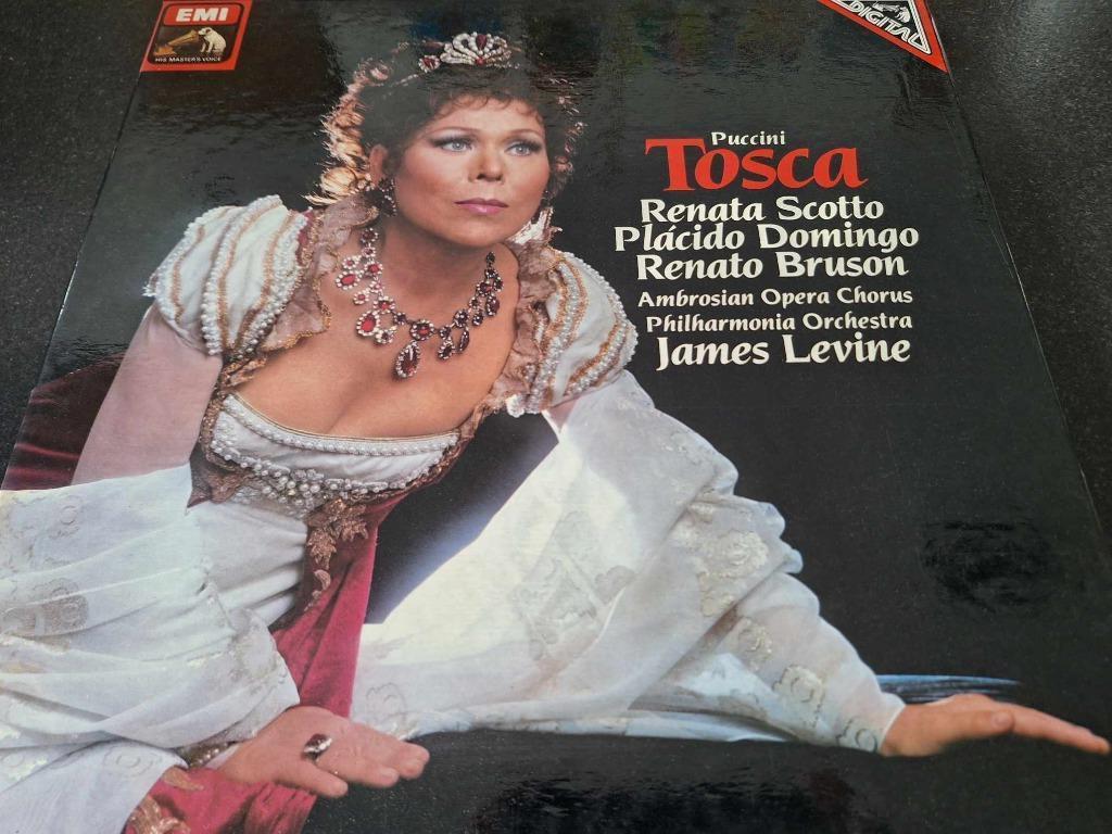 Puccini / Levine - Tosca Box 2 x Lp's Vinyl, Gebruikt, Opera of Operette, Ophalen of Verzenden, 12 inch