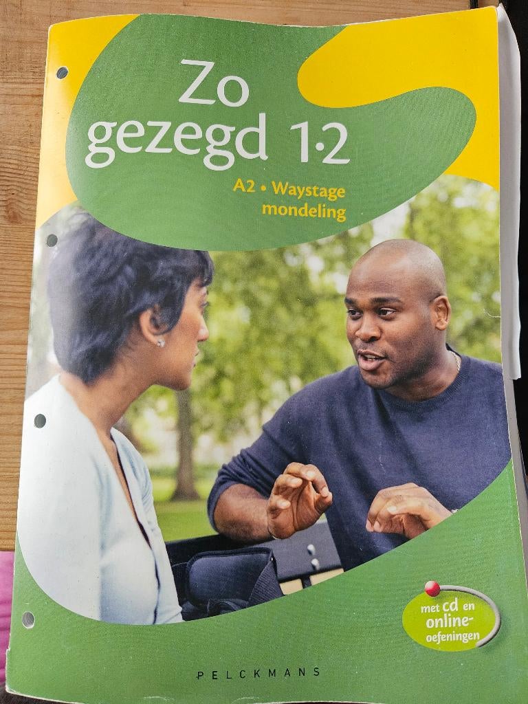 Boek Zo gezegd 1.2 A2 Nederlands voor anderstaligen, Livres, Enlèvement, Comme neuf, Nederlands