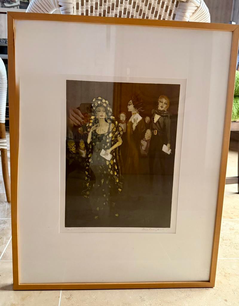 Ets -Modeshow - Willy Belinfante, Antiek en Kunst, Kunst | Schilderijen | Klassiek, Ophalen