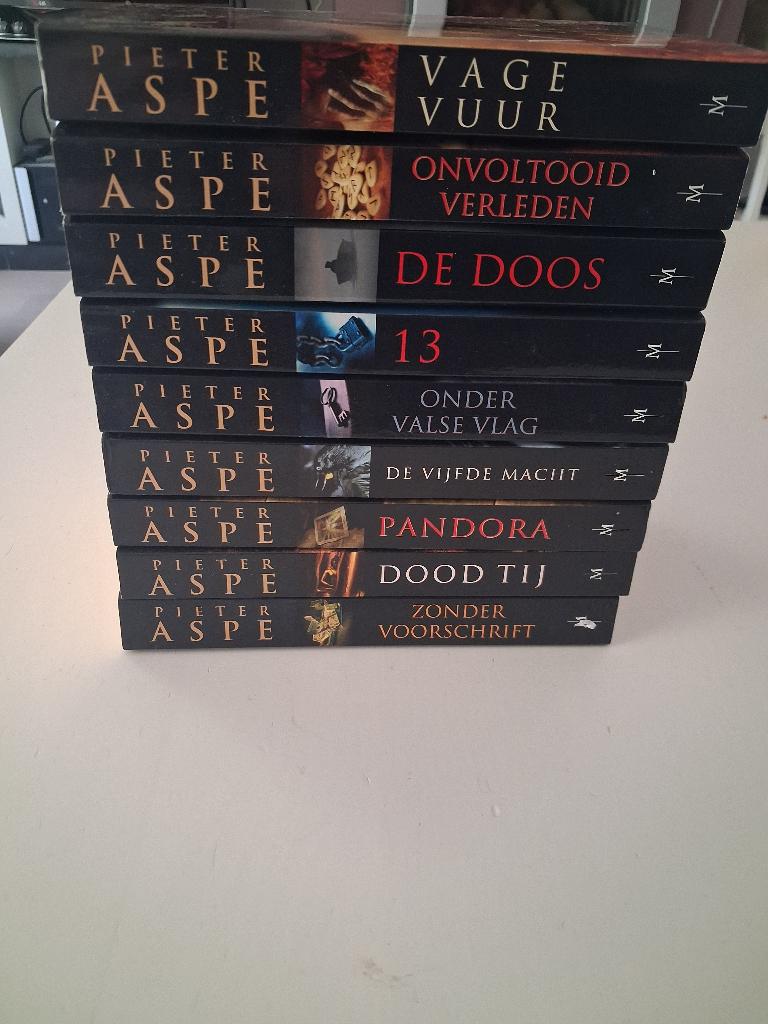 Reeks boeken Pieter Aspe, Ophalen of Verzenden