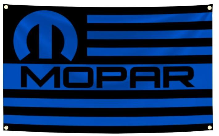 Grote vlaggen Mopar (150x90cm), Ophalen of Verzenden, Nieuw