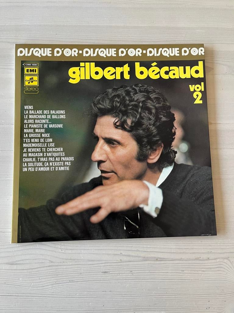 Gilbert Bécaud - vol 2 (vinyl LP originele persing top staat, Ophalen of Verzenden, Gebruikt, 12 inch