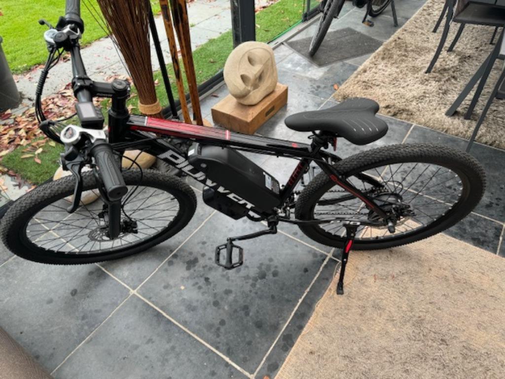 Electrische mountainbike nieuw in doos., Neuf, Autres marques, 50 km par batterie ou plus, Enlèvement