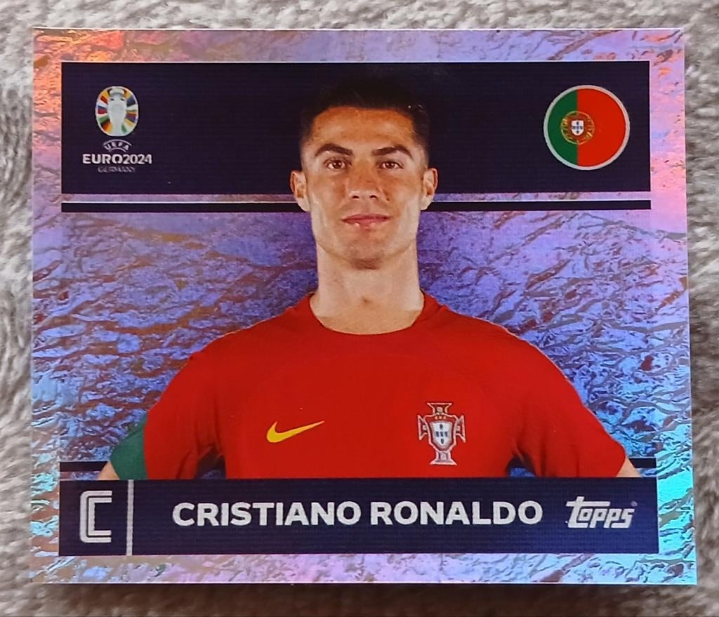 Topps Euro 2024 Cristiano Ronaldo, Hobby & Loisirs créatifs, Enlèvement ou Envoi, Neuf