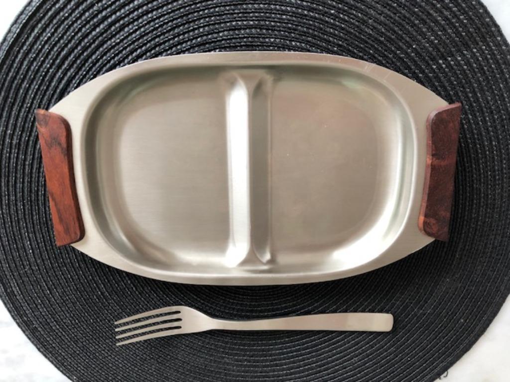 Klein dienblad van roestvrij staal, DENMARK, Ophalen of Verzenden