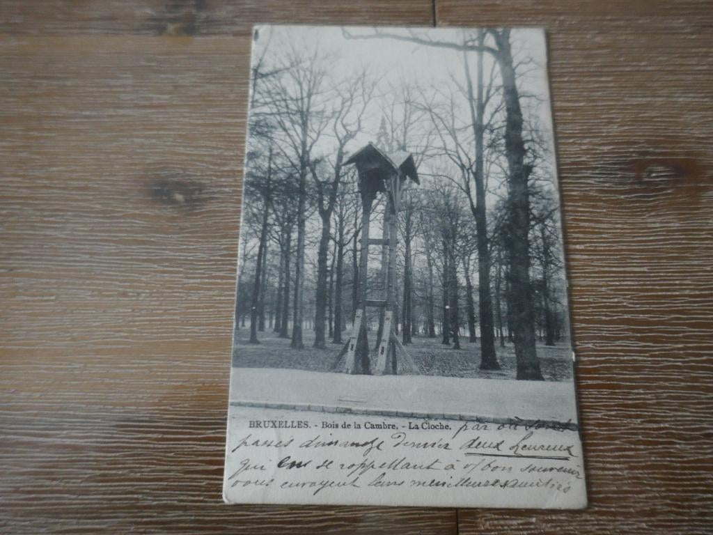 bruxelles bois de la cambre- la cloche, Verzenden, Gelopen, Brussel (Gewest)