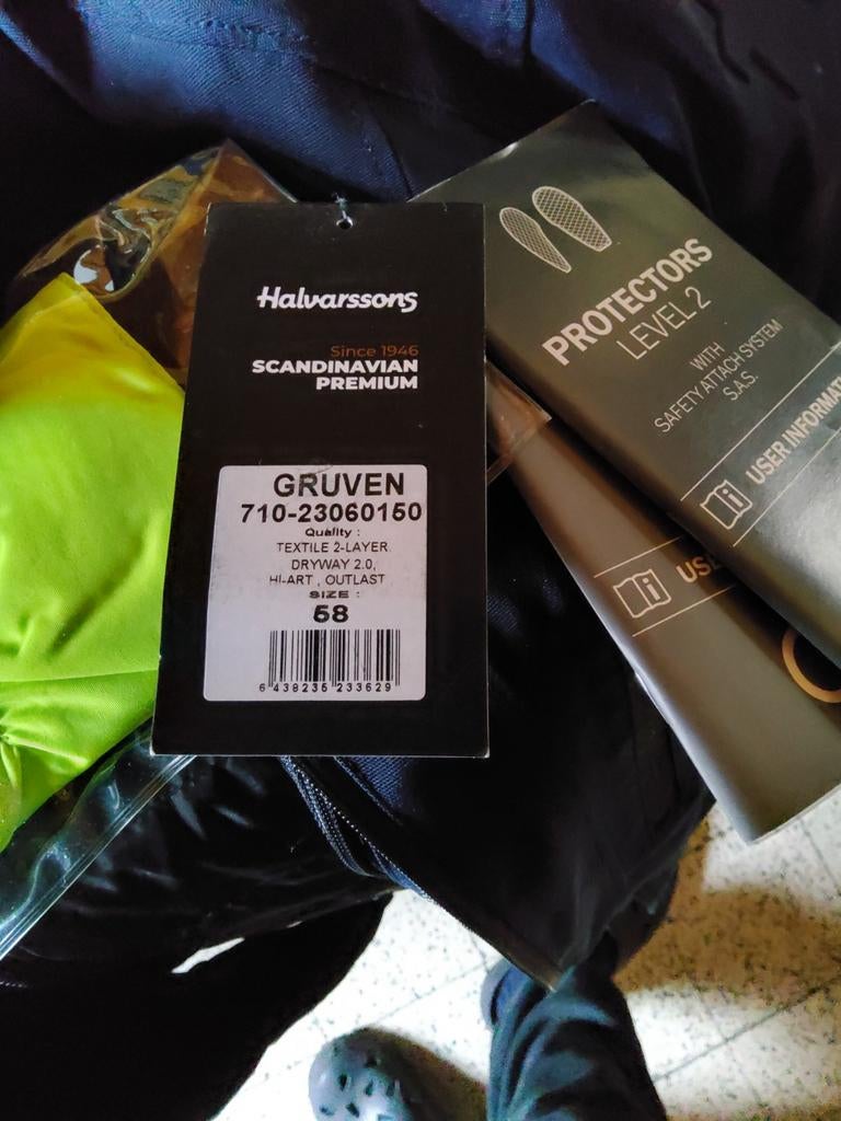 Veste moto Halvarssons Gruven Taille 58, Motos, Enlèvement ou Envoi