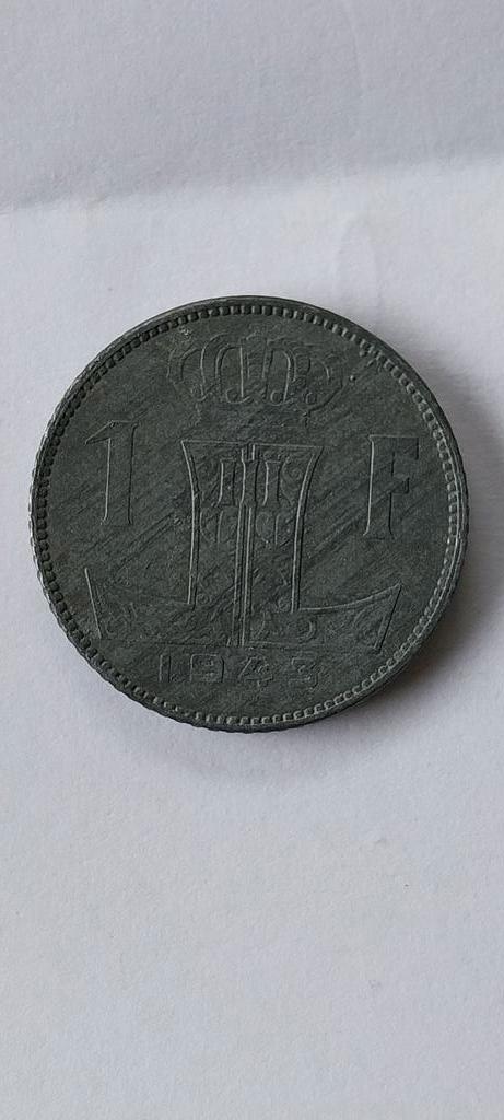 1 franc 1943 flamand-français, Timbres & Monnaies, Envoi, Métal, Monnaie en vrac