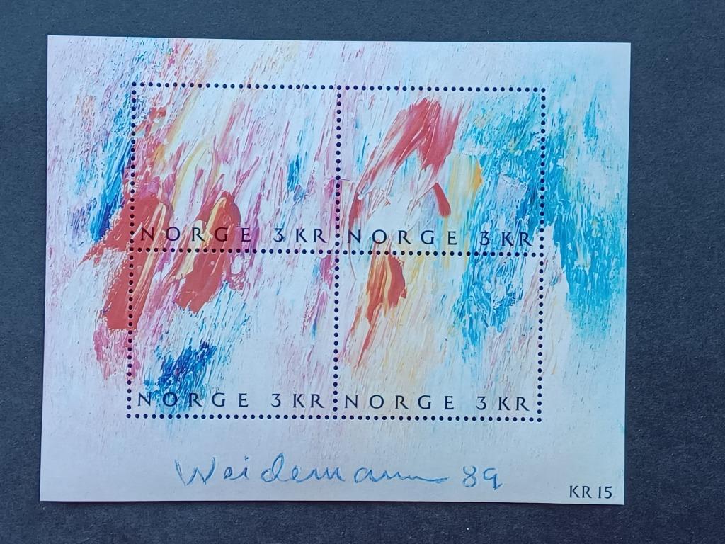 Timbres de Norvège, Enlèvement ou Envoi, Norvège, Non oblitéré