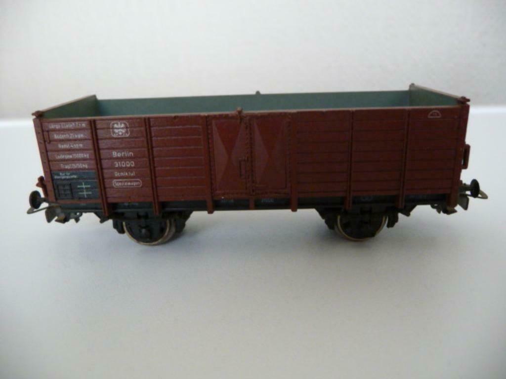 31000 PIKO HO – Open goederenwagen/Wagon ouvert, Wisselstroom, Analoog, Wagon, Zo goed als nieuw