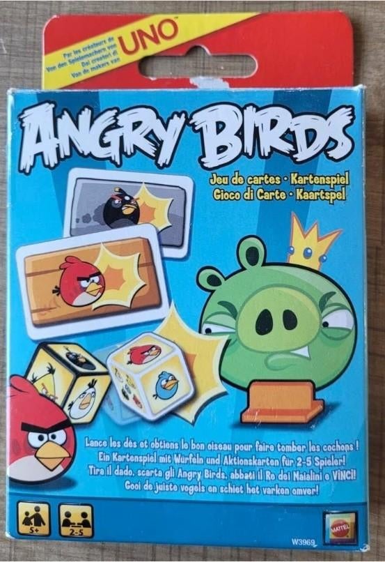 Angry Birds: UNO-kaartspel, Hobby & Loisirs créatifs, Jeux de société | Jeux de cartes, Enlèvement ou Envoi, Comme neuf