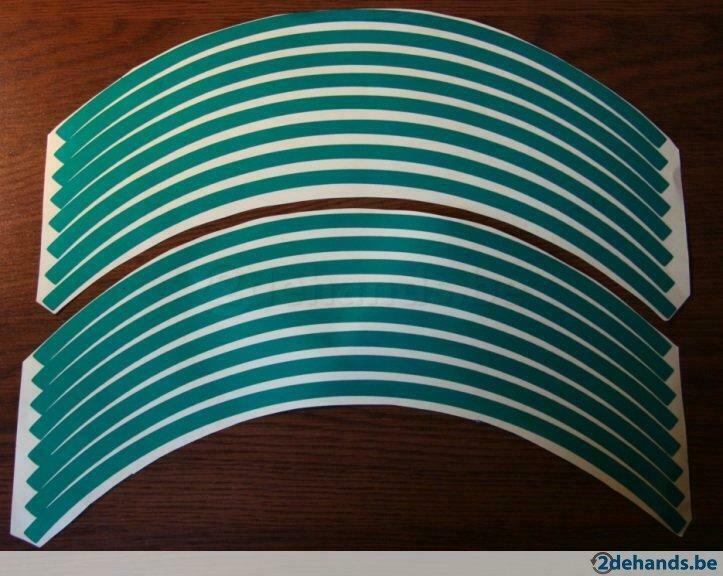Groene velg striping 17", Motoren, Ophalen of Verzenden