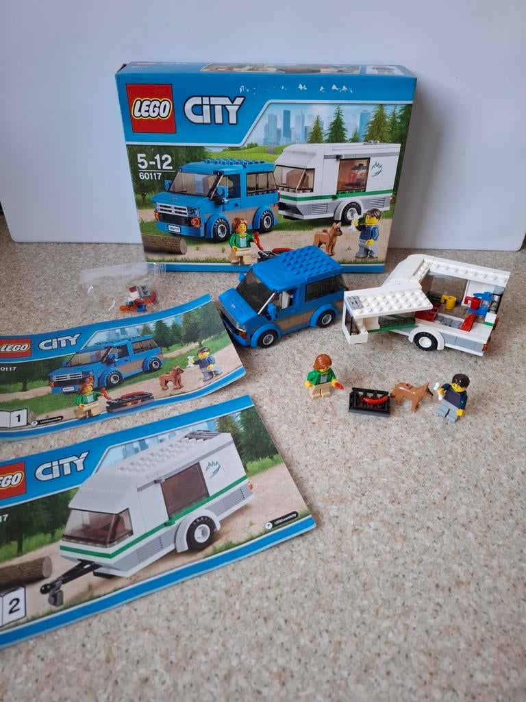 Lego 60117 La camionnette et sa caravane, Kinderen en Baby's, Speelgoed | Duplo en Lego, Ophalen, Zo goed als nieuw, Lego