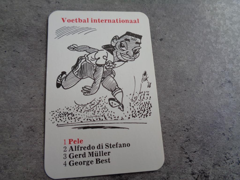CARTE DE FOOTBALL PELE LE PAROOL INT.FOOTBALL BRUYNESTEIN, Enlèvement ou Envoi