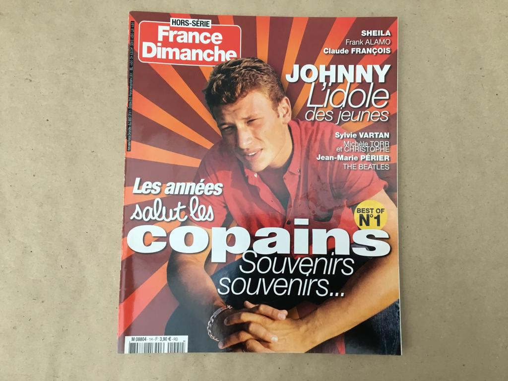 Magazine France Dimanche cover Johnny Hallyday, Boeken, Tijdschriften en Kranten, Ophalen of Verzenden, Nieuw, Muziek, Film of Tv