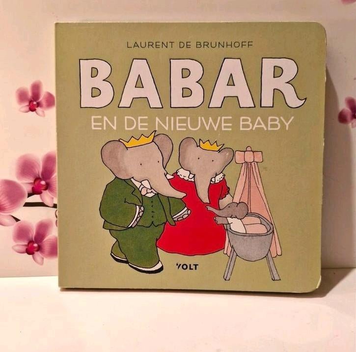 💚 Boek: Babar en de nieuwe baby, Ophalen of Verzenden, Uitklap-, Voel- of Ontdekboek, Laurent De Brunhoff, Zo goed als nieuw