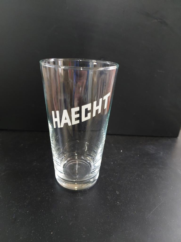Oud Bierglas Haecht, Verzamelen, Ophalen of Verzenden, Zo goed als nieuw, Bierglas