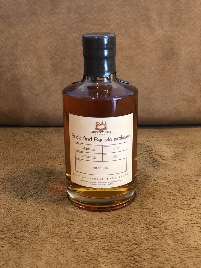 Bruges Whisky Company Single Cask Madeira 57,1% (90 flessen), Verzamelen, Ophalen of Verzenden, Nieuw, Overige typen