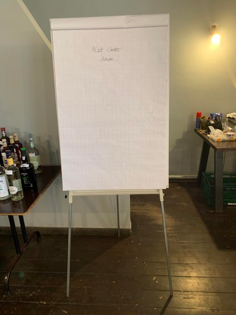 Flipchart, Enlèvement, Comme neuf