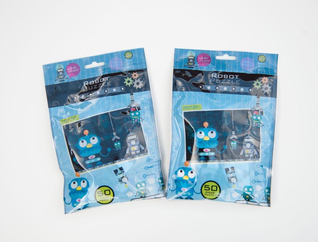 Schoencadeautjes Puzzel robots 50 stukjes – Nieuw, Enlèvement ou Envoi, Neuf, Puzzles