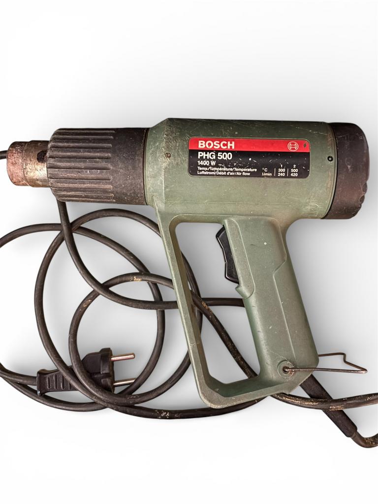 Bosch PHG 500 - 1400W heteluchtpistool, Ophalen of Verzenden, Gebruikt, 600 watt of meer, Overige typen