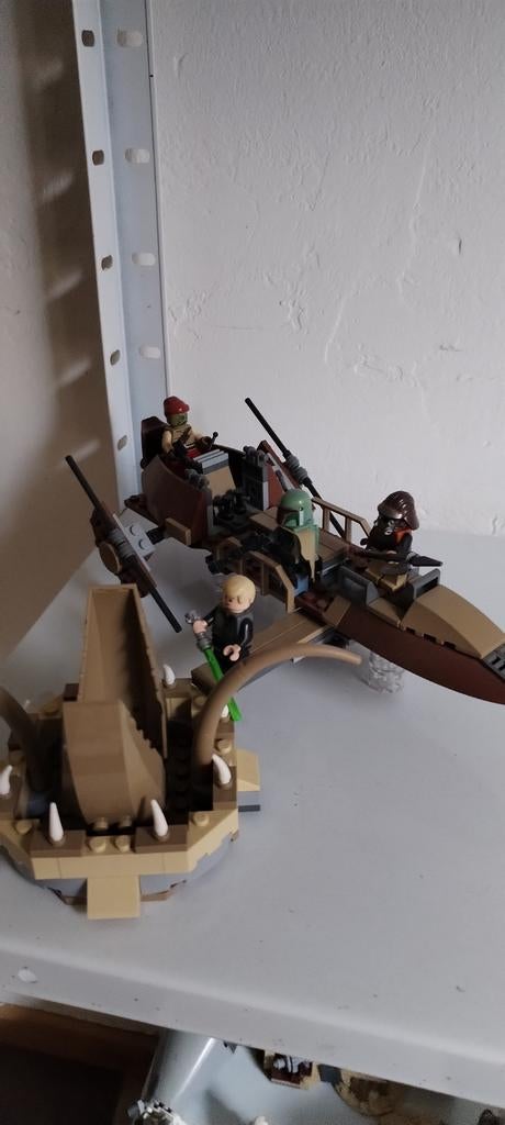 Lego 9496 desert skiff, Ophalen, Lego
