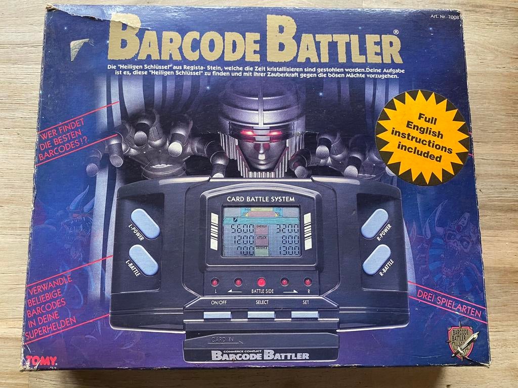 Barcode Battler - Tomy - 1991, Consoles de jeu & Jeux vidéo, Enlèvement ou Envoi, Comme neuf
