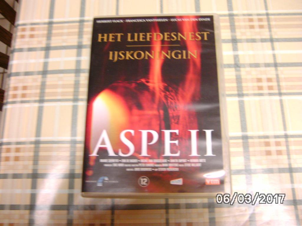 Een DVD "Aspe 2 (het liefdesnest en IJskoningin), CD & DVD, DVD | Thrillers & Policiers, Comme neuf, Thriller d'action, À partir de 12 ans
