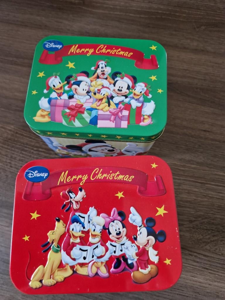 Disney muziekdoos set van 2, Verzamelen, Ophalen of Verzenden, Mickey Mouse, Zo goed als nieuw